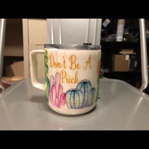 Distressed coffee mug